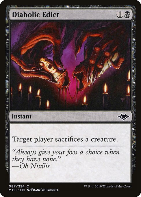 Diabolic Edict card art