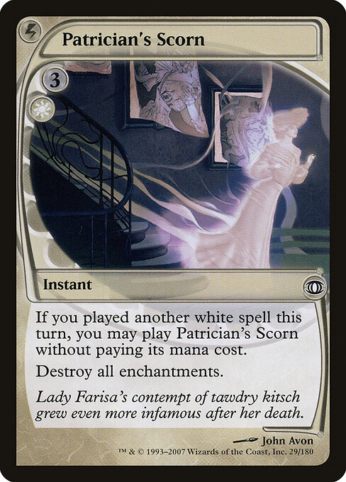 Patrician's Scorn card art