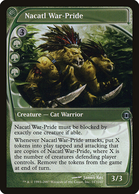 Nacatl War-Pride card art