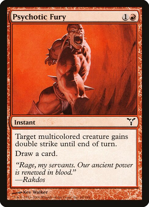 Psychotic Fury card art