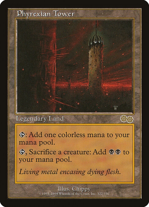 Phyrexian Tower card art