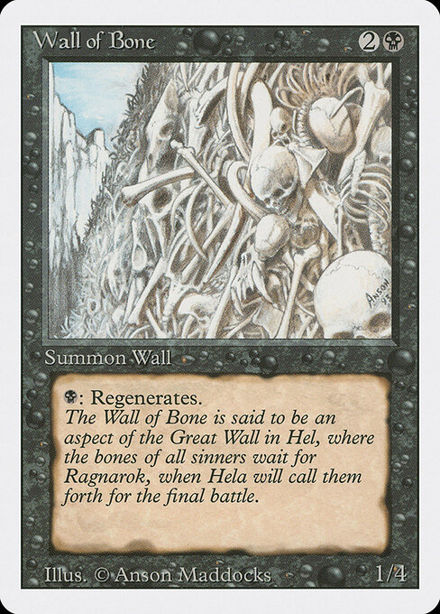 Wall of Bone card art