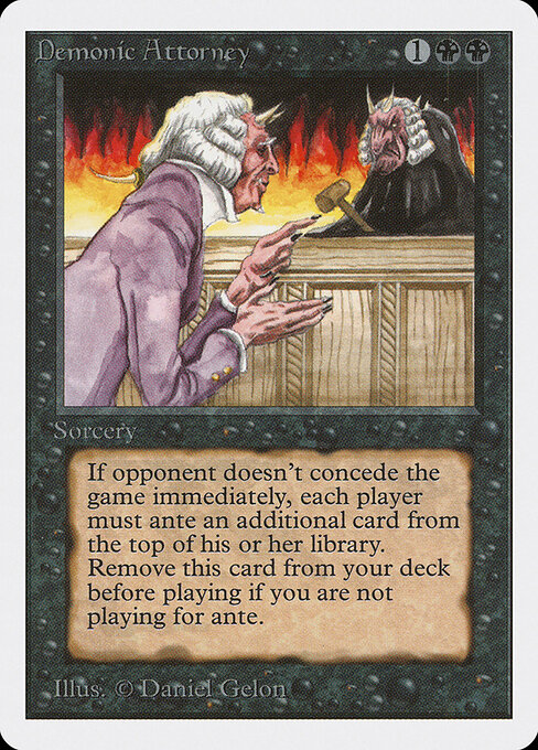 Demonic Attorney card art