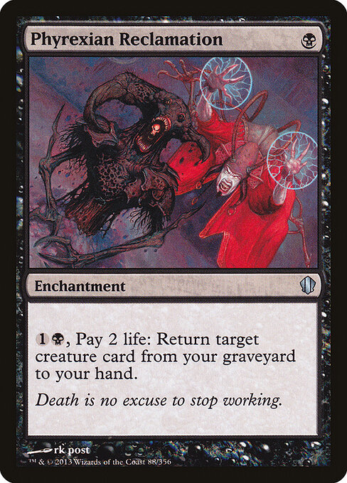 Phyrexian Reclamation card art