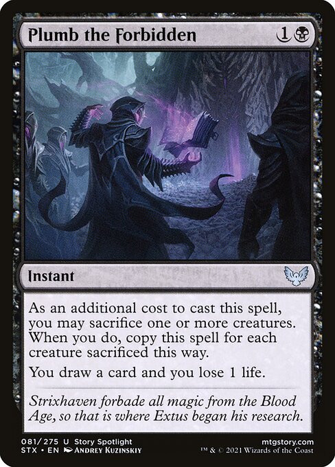 Plumb the Forbidden card art