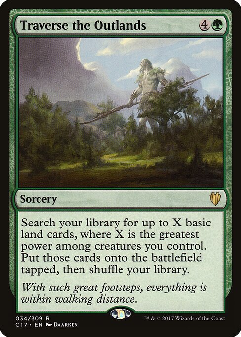 Traverse the Outlands card art