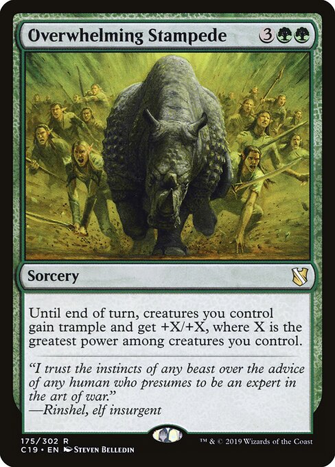 Overwhelming Stampede card art