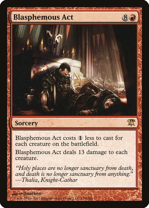 Blasphemous Act card art