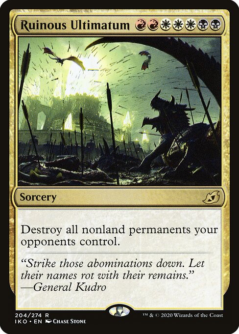 Ruinous Ultimatum card art