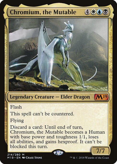 Chromium, the Mutable card art