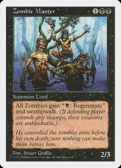 Zombie Master card art
