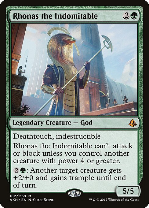 Rhonas the Indomitable card art