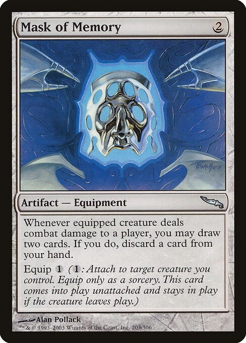 Mask of Memory card art