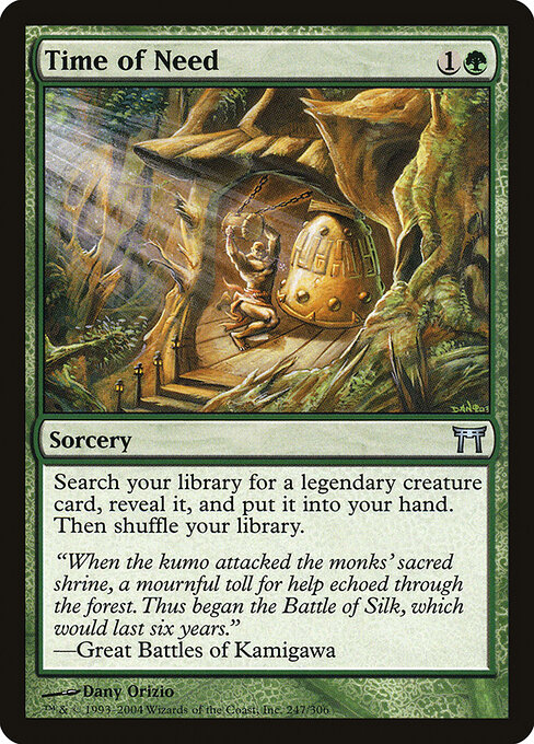 Time of Need card art
