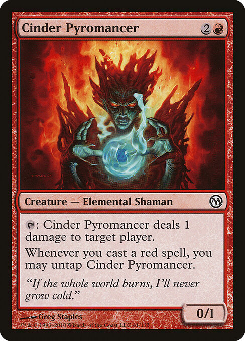 Cinder Pyromancer card art