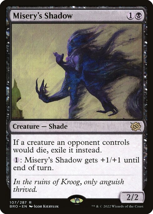 Misery's Shadow card art