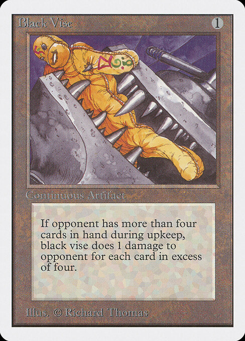 Black Vise card art