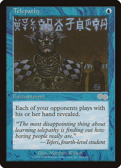 Telepathy card art