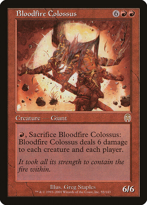 Bloodfire Colossus card art