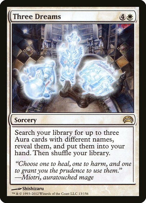 Three Dreams card art