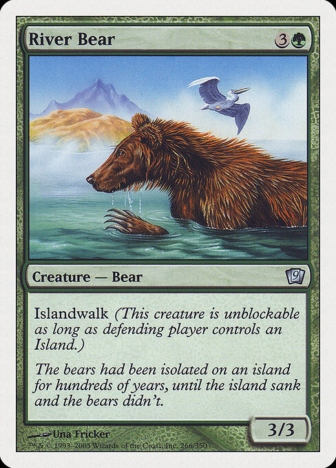 River Bear card art