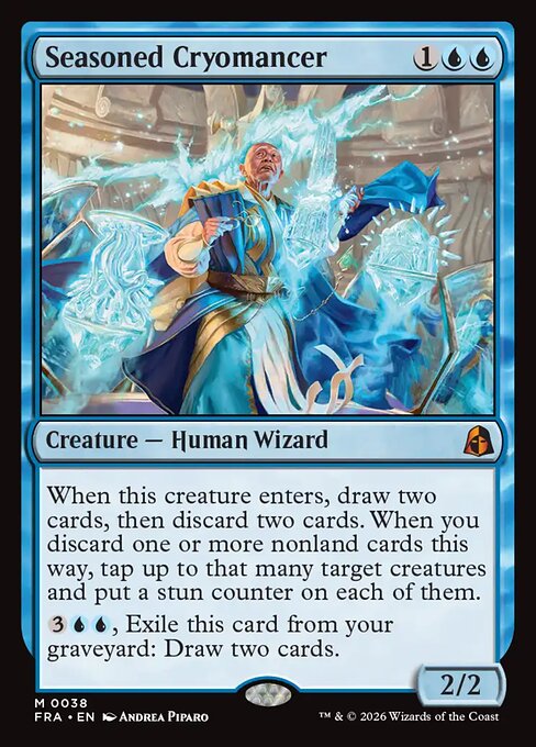 Seasoned Cryomancer card art