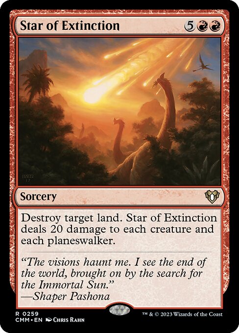 Star of Extinction card art