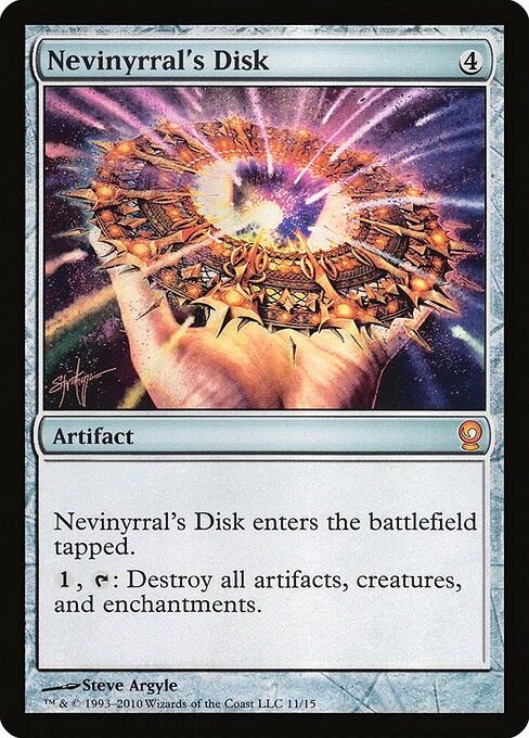 Nevinyrral's Disk card art