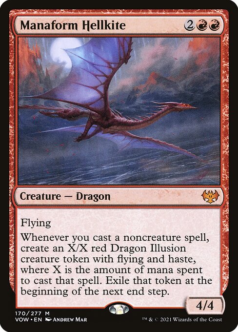 Manaform Hellkite card art