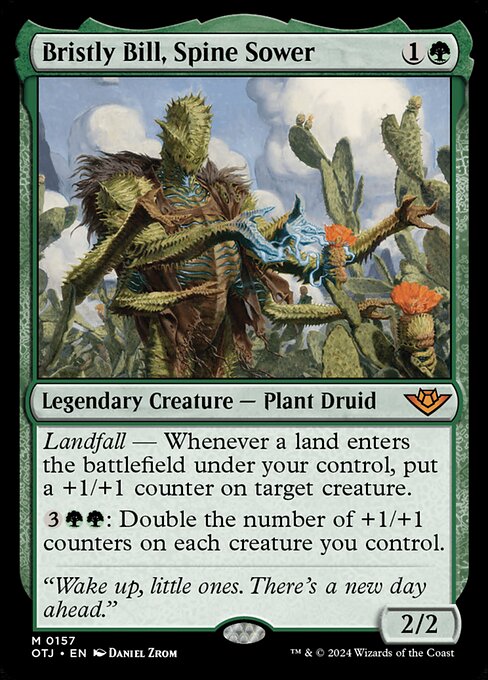 Bristly Bill, Spine Sower card art