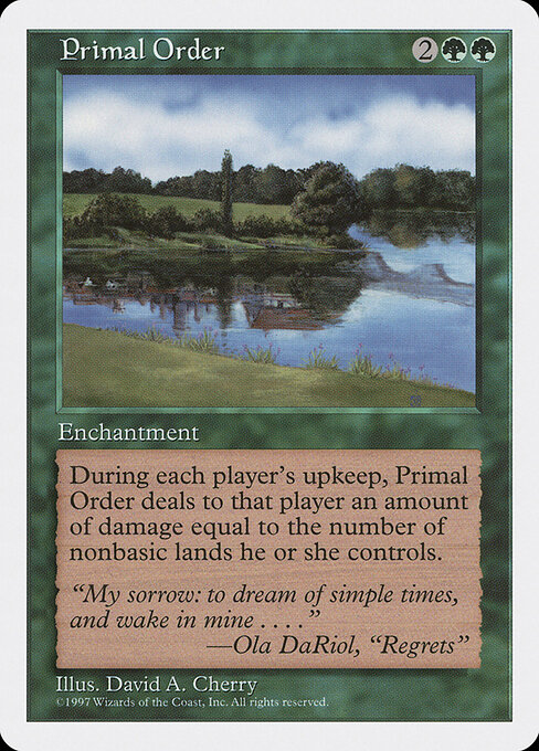 Primal Order card art