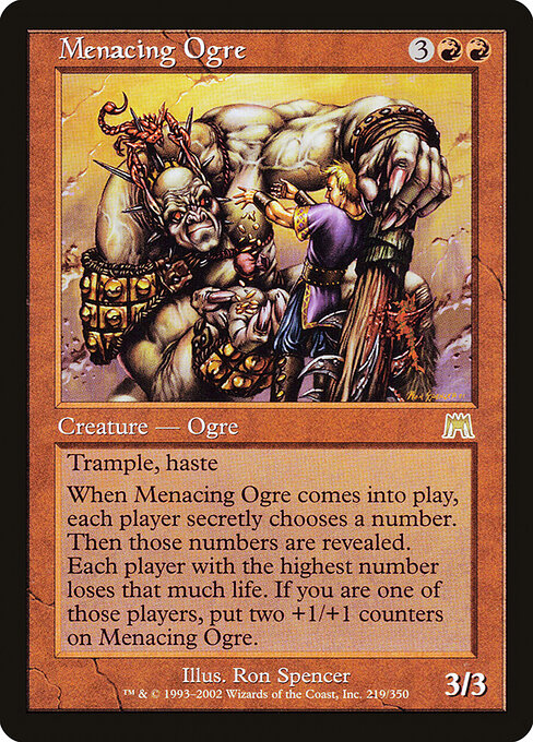 Menacing Ogre card art