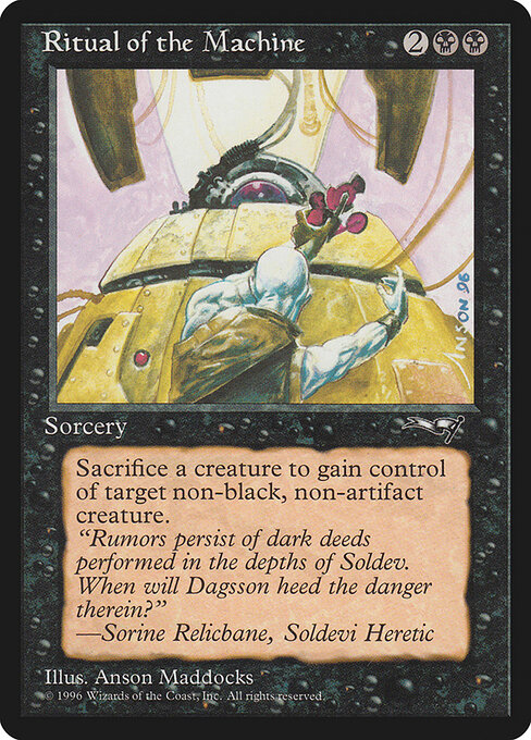 Ritual of the Machine card art