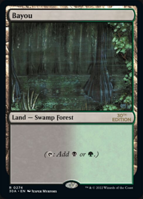 Bayou card art