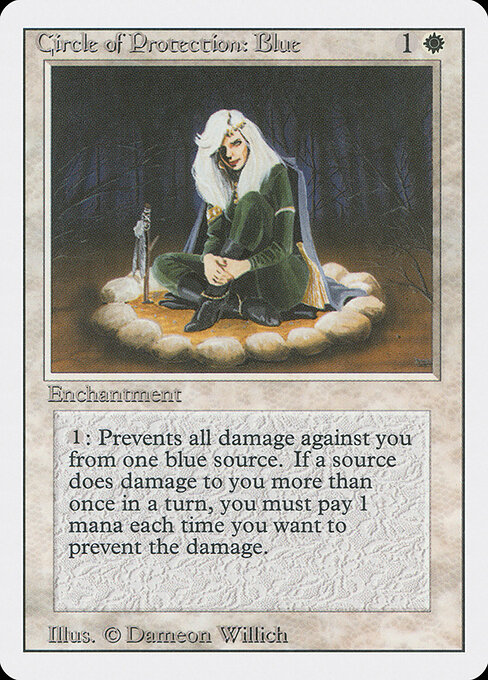 Circle of Protection: Blue card art