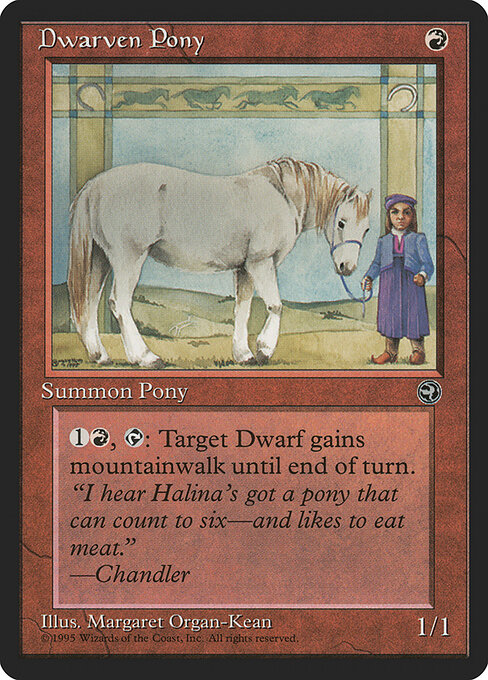 Dwarven Pony card art
