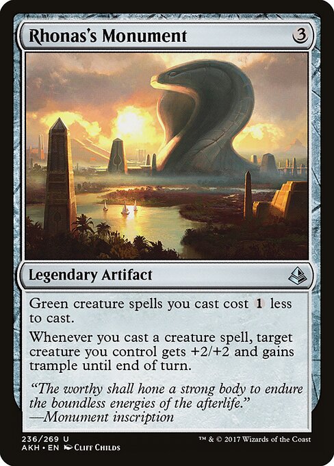 Rhonas's Monument card art
