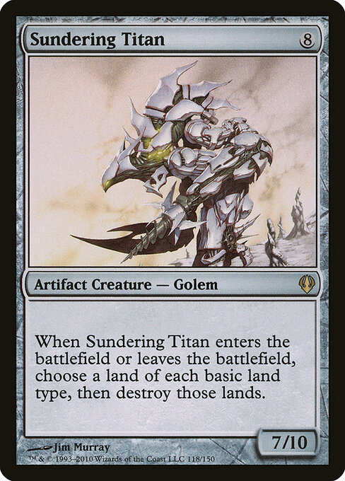 Sundering Titan card art