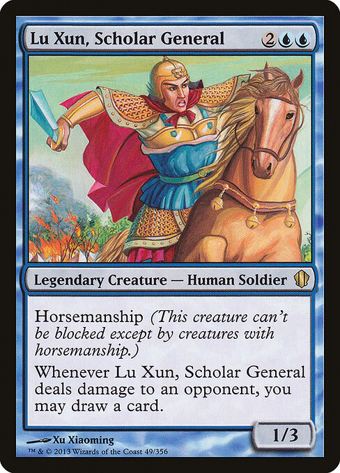 Lu Xun, Scholar General card art