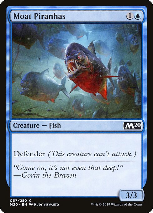 Moat Piranhas card art