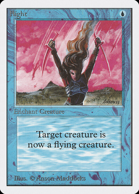 Flight card art