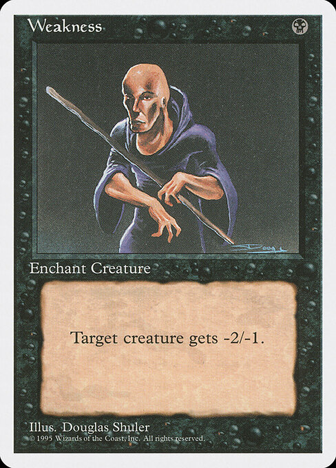Weakness card art