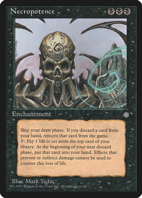 Necropotence card art