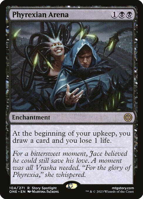 Phyrexian Arena card art