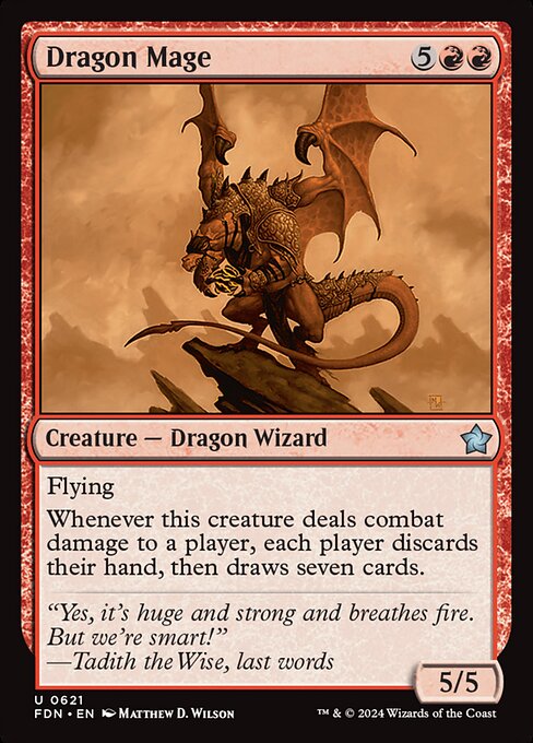 Dragon Mage card art