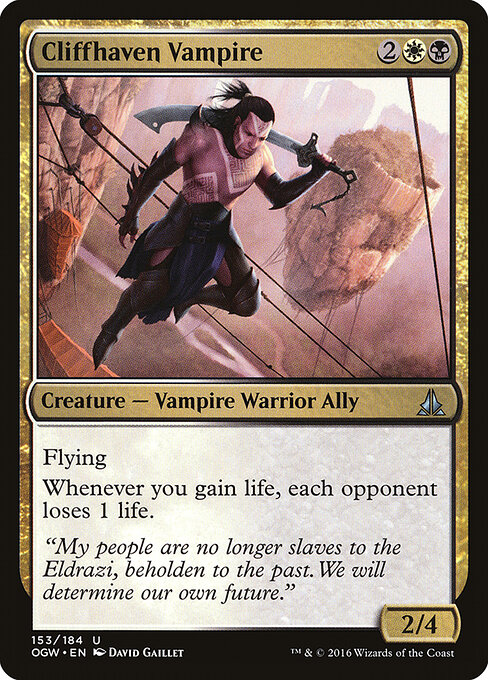 Cliffhaven Vampire card art