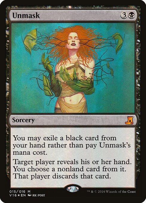 Unmask card art
