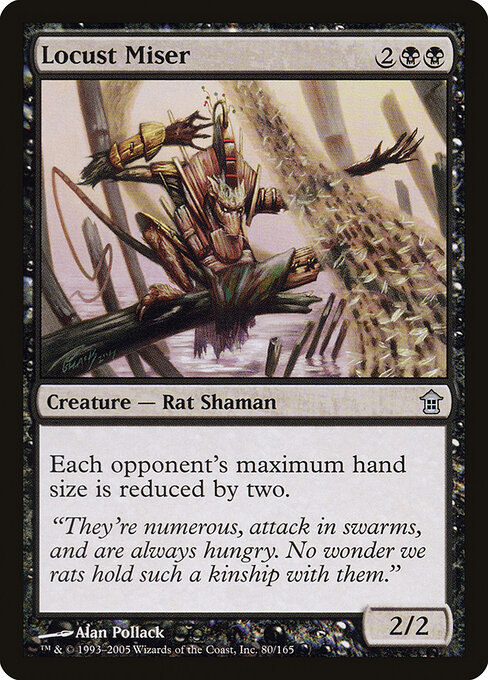 Locust Miser card art