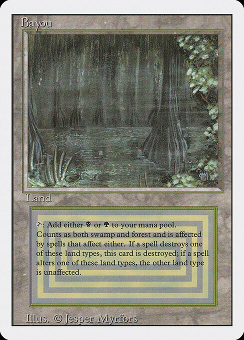 Bayou card art