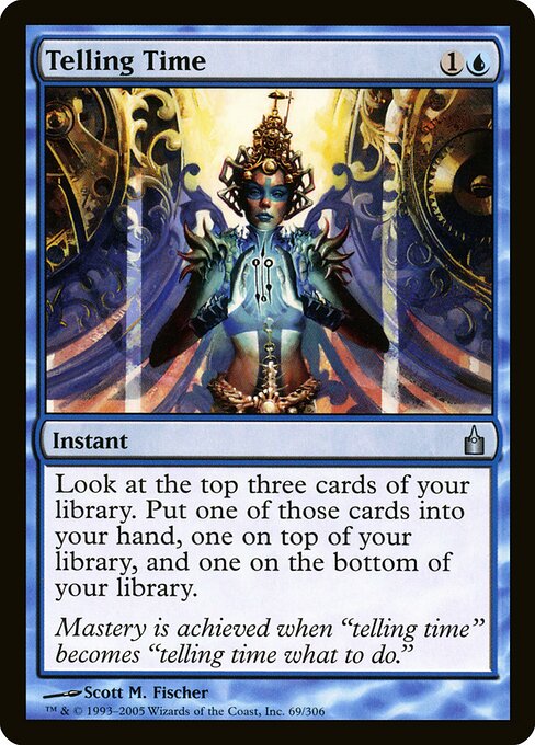 Telling Time card art